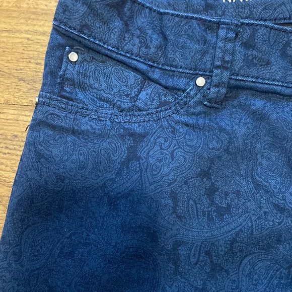 RW & Co. Paisley Printed Blue Natalie Jeggings Jeans Size Small - Picture 4 of 8